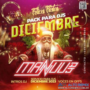 Mannuu Dj - Pack Diciembre (2023) - Descarga Directa