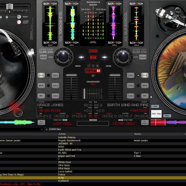 Skins para Virtual Dj 8 Win x64 - contiene 48 Skins
